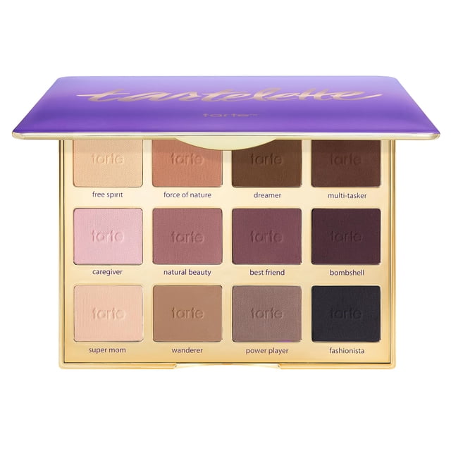 Paleta de sombras tarte Tartelette Matte de tonos fríos, vegana