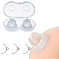 thumbnail image 1 of Silicone Nipple Correction Niplette Nipple Shield Sucker Corrector Flat 2pcs Corrector Flat Silicone Nipple Breast Correction, 1 of 1
