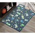 thumbnail image 2 of Mainstays Kids Game On Blue Green Indoor Area Rug, 4' x 6', 2 of 8