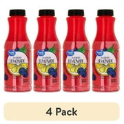 (4 pack) Great Value Blueberry Lemonade, 16 fl oz