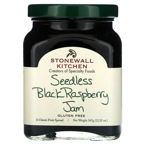 Stonewall Kitchen Seedless Black Raspberry Jam, 12.25 oz (347 g)