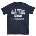 thumbnail image 1 of Malvern Pennsylvania Classic Established Men's Cotton T-Shirt, 1 of 1