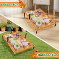 thumbnail image 4 of Cornhole Set with 6 Bean Bags, 5-Hole Toss Game for Outdoor Family Fun, 4 of 6