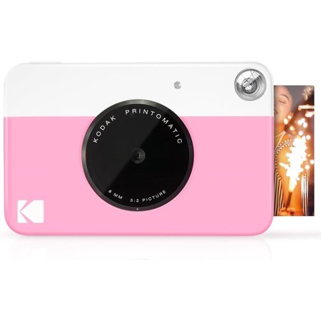 UPC: 0840102197761 | Kodak Printomatic Instant Print Camera – Prints on Zink 2  x 3  Photo Paper (Pink)