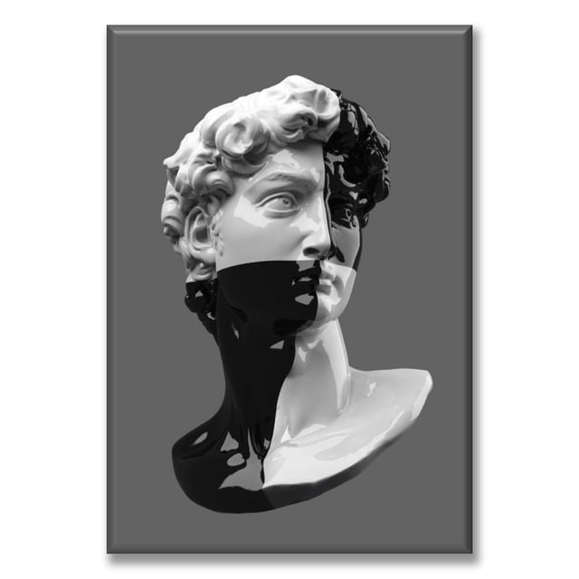 Cuadro Canva Pixtreats listo para Colgar tipo galería Escultura 60X90 cm