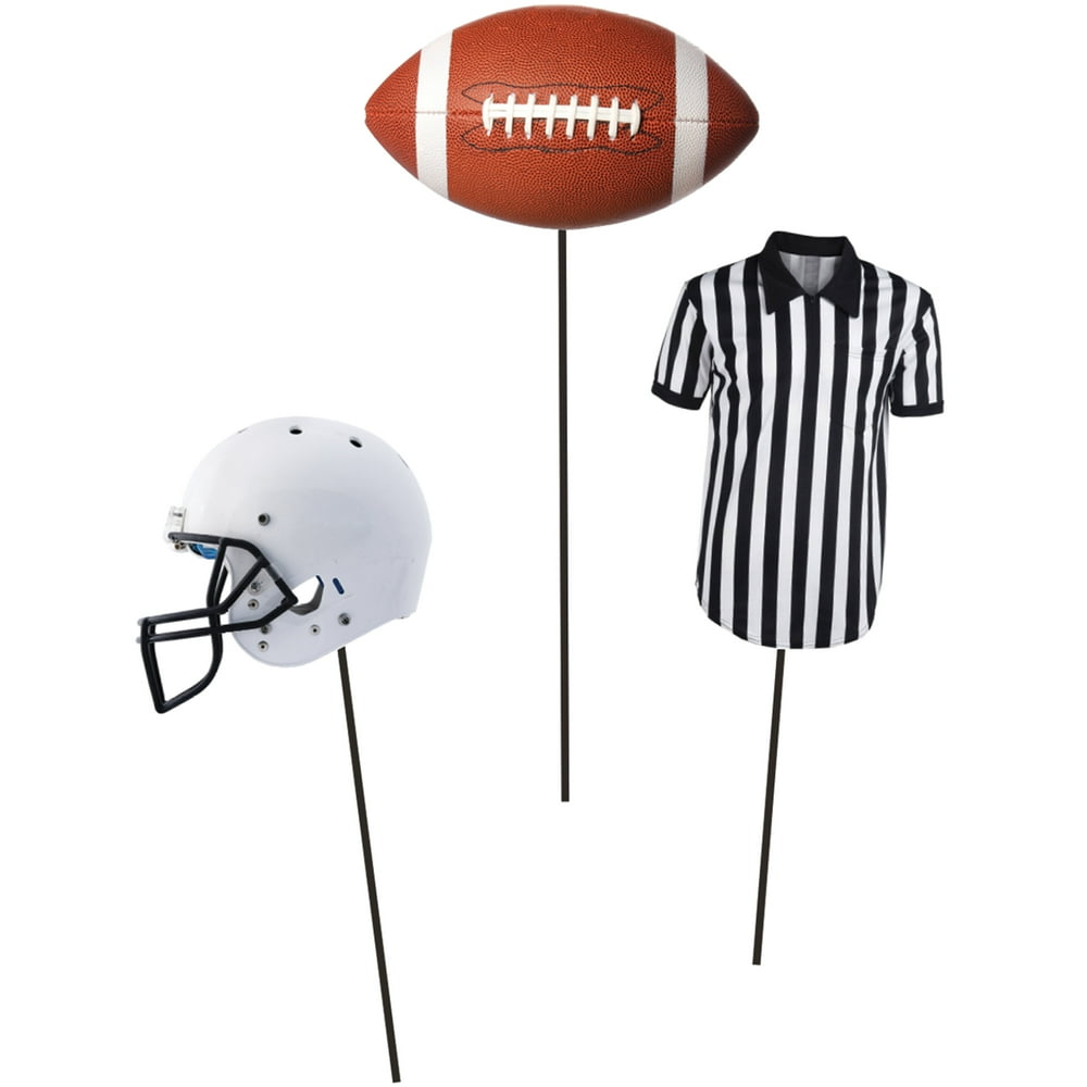 Football DIY Centerpiece Sticks, 3 pk