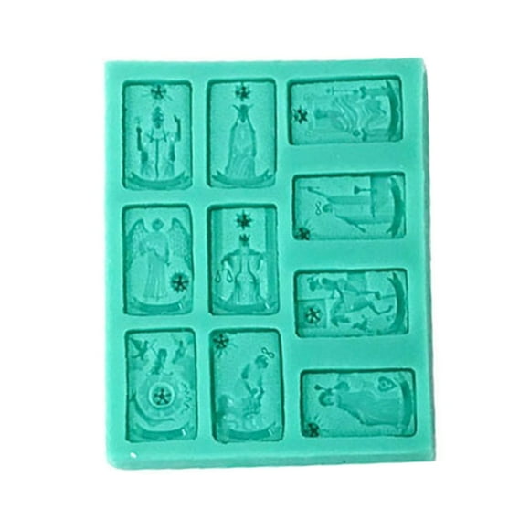 Techinal Card Necklace Epoxy Resin Mold Earrings Pendant Casting Silicone Mould DIY Crafts Jewelry Casting Tool