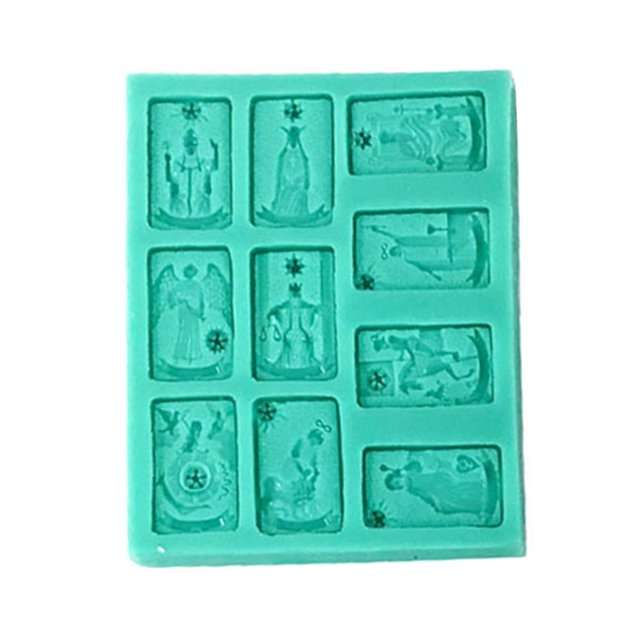 Techinal Card Necklace Epoxy Resin Mold Earrings Pendant Casting Silicone Mould DIY Crafts Jewelry Casting Tool