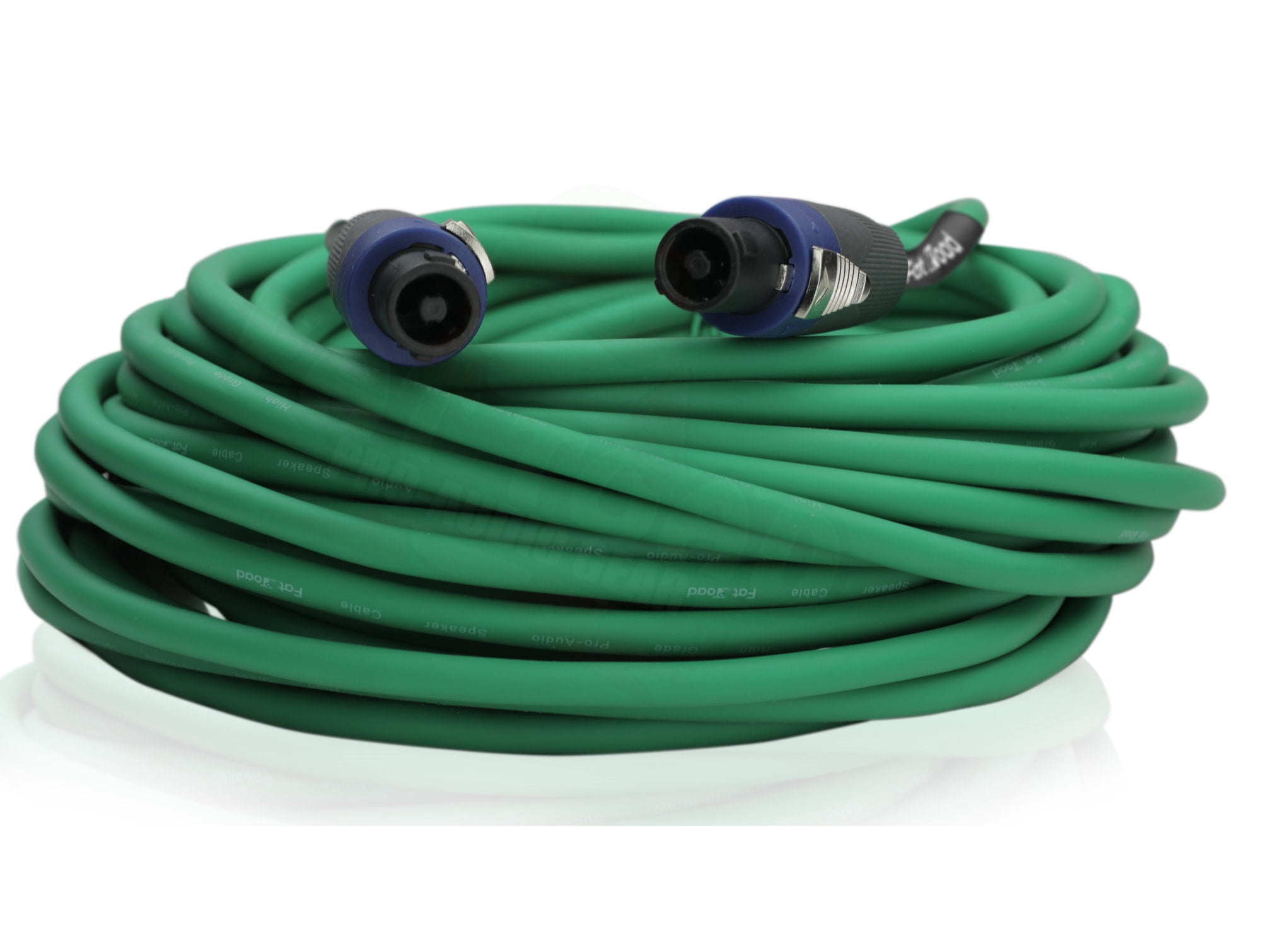 Speakon Cable Speaker Cords 50 FT - Fat Toad 12 AWG DJ Wires Studio Audio Stage