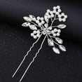 thumbnail image 5 of Luxury Rhinestone Crystal Hair Pins/Sticks for Women and Girls - Hair accessories, 5 of 21