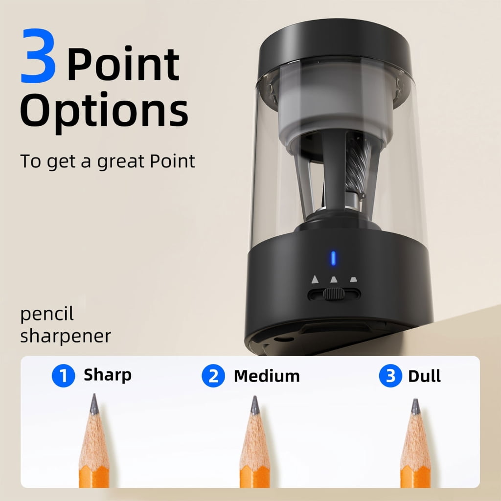 Intelligent cease Pencil Sharpener For And Adults 3 Sharpening preferences Rechargeable Construction