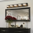 thumbnail image 6 of Miniyam 5-Light LED Vanity Light, Black, Dimmable & Color Adjustable, 6 of 7