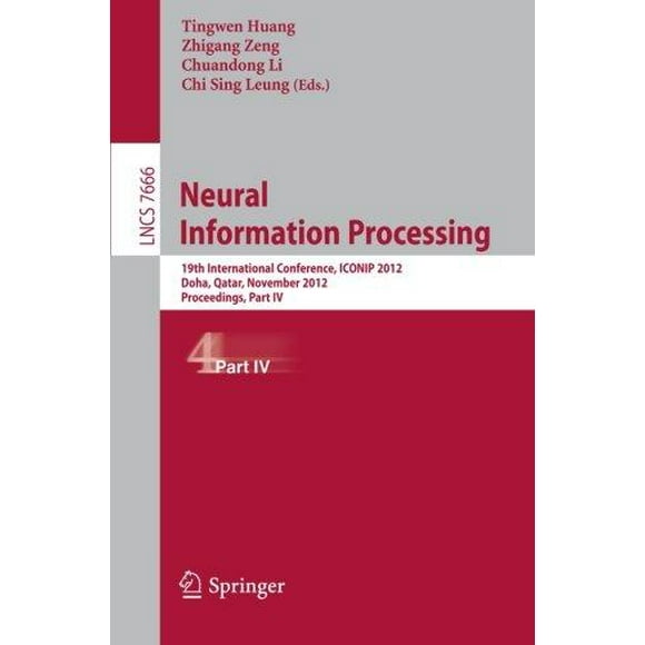 Neural Information Processing (Lecture Notes in Computer Science)