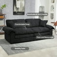 thumbnail image 6 of O&O 84" Modern Chenille Loveseat - Pocket Spring & Memory Foam Sofa for Home/Office, 6 of 8