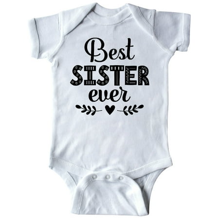 

Inktastic Best Sister Ever Gift Gift Baby Girl Bodysuit