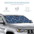 thumbnail image 2 of Bingfone Blue Bus Car Windshield Sunshade,Sun Foldable Sun Shield Sun Visor for Car - Medium, 2 of 8