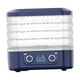 thumbnail image 4 of Secador de alimentos con controles de temperatura ajustables, 5 bandejas, máquina secadora de cecina, temporizador de 48H para golosinas para perros, , azul, 4 of 9