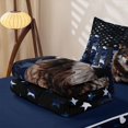 thumbnail image 5 of Homewish Blue Camo Us Flag Wolf Print Zipper Full Size Comforter Sets with Fitted Sheet and 2 Pillowcases,Patriotic Wildlife Zipper Bedding Set For Men And Women,Reversible,4-Piece, 5 of 7