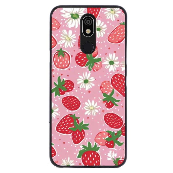 Strawberries Phone Case, Degined for LG K40 Case Men Women, Flexible Silicone Shockproof Case for LG K40