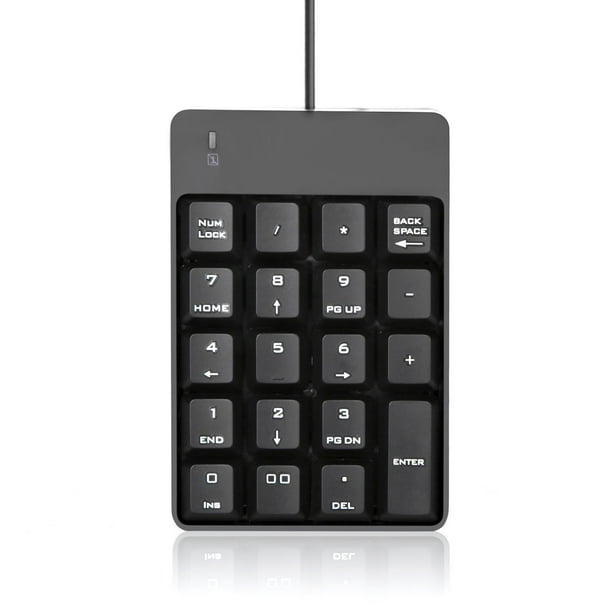 USB Numeric Keypad, Jelly Comb Portable Slim Mini Number Pad for Laptop