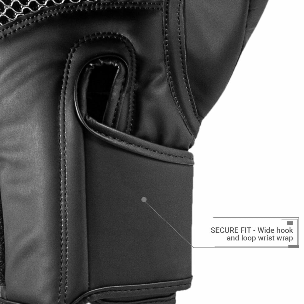 Premier Deluxe Boxing Glove - Black/Black