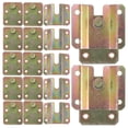 thumbnail image 1 of SHISUYAN Interlocking Photo Frame Hanger Golden Strong and Durable Made of Iron for Home Use 6 Pieces, 1 of 8