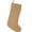 TAN, variant on VHC Brands Solid Color Cotton Farmhouse Christmas Decor Fabric Loop 15x11 Stocking, 15 x 11, Festive Natural Burlap
