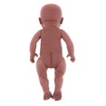 thumbnail image 4 of Muñeca de Vinilo de 41 Cm para / Niño, Muñeca para Niños, de Roles, Muñeca Herramienta de Enseñanza Baby Boy Doll, 4 of 8