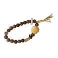 thumbnail image 4 of Pulsera de Cuentas de Madera, Joyería Mala de Meditación, Pulsera de Cuentas de Oración de Buda, 4 of 9