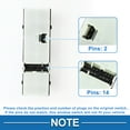 thumbnail image 4 of Interruptor de ventana eléctrica delantero izquierdo Unique Bargains para Infiniti G35 G37 Q40 No.25401JK41A, 4 of 7