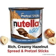 thumbnail image 3 of Nutella & GO! Bulk HHA1&nbsp;12 Pack, Hazelnut and Cocoa Spread with Pretzel Sticks, Snack Cups, 1.9 oz Each, 3 of 4