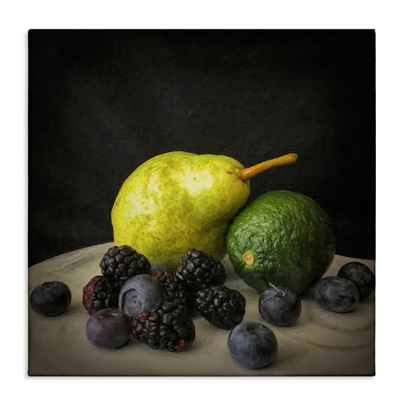 Stupell Industries French Country Fruit & Berries Still Life Canvas Art, 24 x 24, by Graffitee Studios