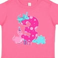 thumbnail image 4 of Inktastic Dinosaur Party-third Birthday Girls Toddler T-Shirt, 4 of 5