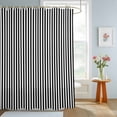 thumbnail image 2 of Bathroom Shower Curtain Black White Vertical Stripes Waterproof Shower Curtains with Hooks, Modern Minimalist Art Bath Curtains Bathtub Curtain Home Decor 72x72in, 2 of 9