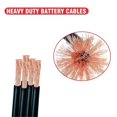 thumbnail image 5 of Car Battery Cable Assembly Portable Universal 4AWG Golf Cart Pure Copper Wire Kit for Car Lugs Flexible Battery Cable, 5 of 5