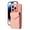 Pink, variant on Case for iPhone 16 Pro Max/16 Pro/16 Plus/16, Crossbody Phone Case with Card Holder Wallet Leather Cover Shockproof Protection Shell