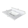 thumbnail image 3 of CATLK 31" Bathroom Vanity Top with Ceramic Undermount Sink & Backsplash,Carrara White Sintered Stone Counter Top, 3 Holes Vanity Sink Top,White, 3 of 9