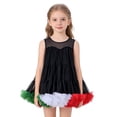 thumbnail image 3 of WAYUTE Girls' Dresses High Waisted Party Summer Mesh Tutu Sundress for Kids Performance Vacation Casual Dailywear, 3 of 4