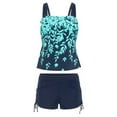 thumbnail image 3 of One Piece Swimsuits For Women Plus Size Women‘s Tankini Large Bikini Set Digital Print Suspender Beach Split Swimsuit, 3 of 6