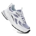 thumbnail image 3 of LUCKY STEP Chunky Fashion Mesh Sneakers Casual Running Walking Shoes,White,Womens, 3 of 6