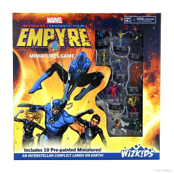 Juego de miniaturas Marvel HeroClix Avengers Fantastic Four Empyre