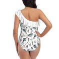 thumbnail image 3 of Ramen Is Good For You One Shoulder Ruffle Swimsuits Bodysuit One Piece Swimwear Women New Female Beach Swimsuit Rbresidency, 3 of 5