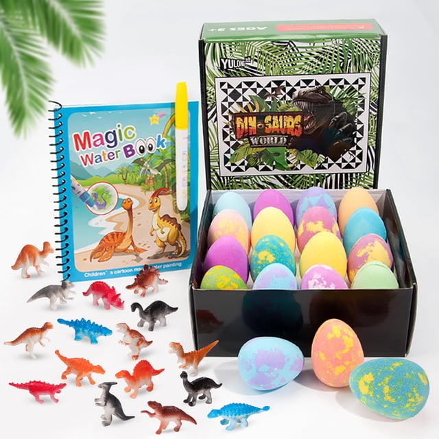 Bombes de Bain pour Enfants avec Jouets Surprises à l'Intérieur, Lot de 16