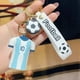thumbnail image 1 of Llavero camiseta estrella del Mundial 2022 TUNC colgante de fútbol Argentina 10 Messi 5 piezas, 1 of 5