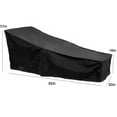 thumbnail image 4 of Waterproof Sun Lounge Chair Dust Oxford Outdoor Garden Patio Furniture Cover, 4 of 14
