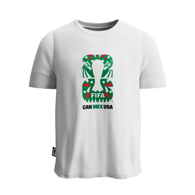 Playera Fexpro Manga Corta de Hombre Fifa Talla EG Blanco