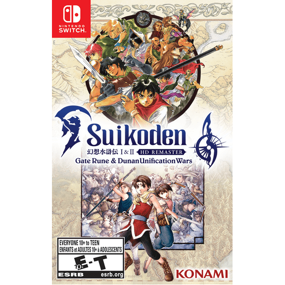 Suikoden I II Remaster, Nintendo Switch