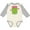 Natural and Heather, variant on Inktastic Summer Frog Beach Vacation Sunglasses Girls Long Sleeve Baby Bodysuit