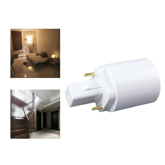 GU24 to E26 E27 Adapter Converter Lamp Holder Socket for LED Bulbs Light Fixtures Accessories 2 Pack
