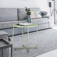 thumbnail image 4 of Tcbosik Outdoor Side Table, 20 inch Round Accent Table, Weather Resistant Metal End Table for Bedroom, Living Room, Patio, Garden, Yard, Easy Assembly, Green, 4 of 8